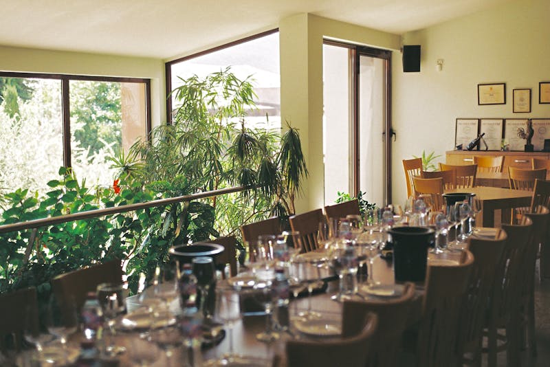 Private dining event setup at East coast wings